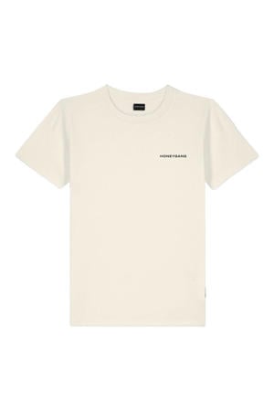 T-shirt met backprint ecru