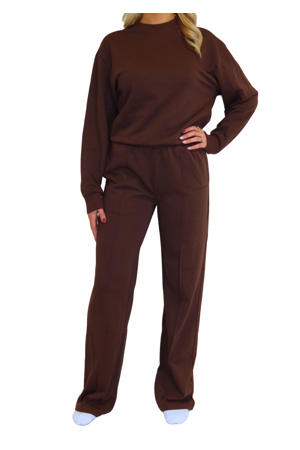 sportsweater Almond bruin