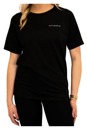 sport T-shirt Chic zwart