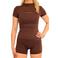 Fittastic Sportswear sport T-shirt Almond bruin