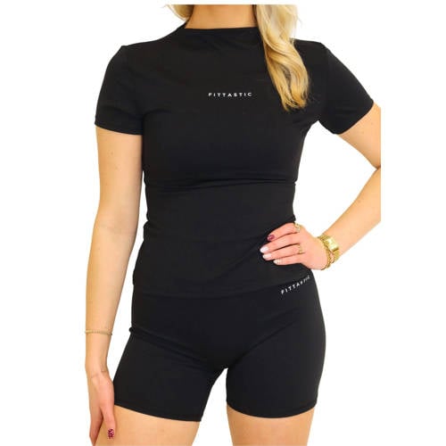 Fittastic Sportswear sport T-shirt Chic zwart afbeelding