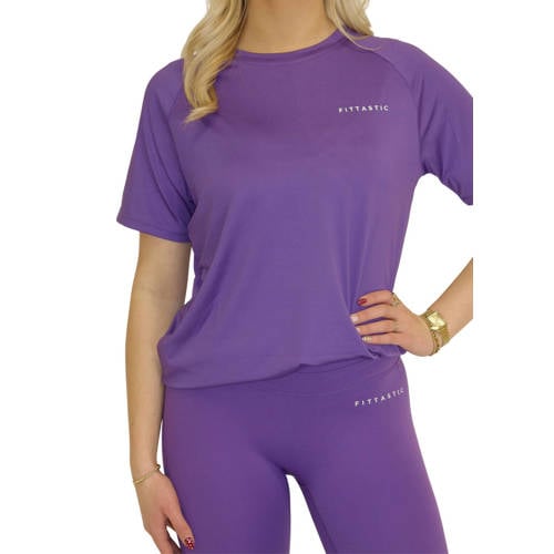 Fittastic Sportswear sport T-shirt Lush paars afbeelding