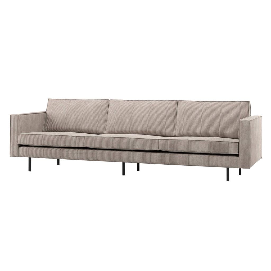 WOOOD Rodeo 3-Zits Bank - Velvet - Honing Geel - 85x277x86