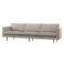 WOOOD WOOOD Rodeo 3-Zits Bank - Velvet - Honing Geel - 85x277x86