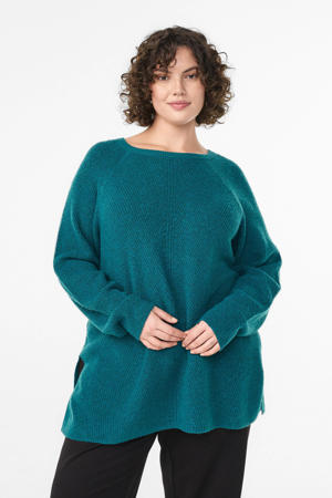 gebreide trui groen