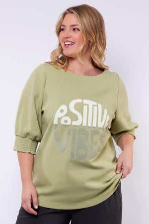 sweater lichtgroen