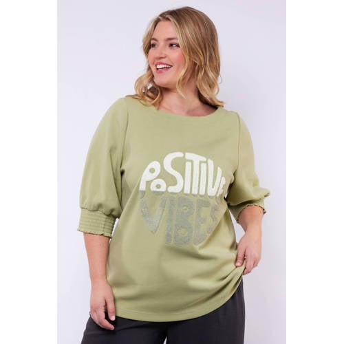 Exxcellent sweater lichtgroen afbeelding