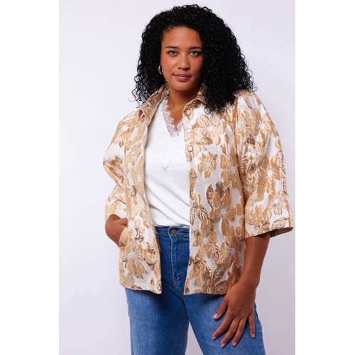 Exxcellent jasje met lurex goud afbeelding