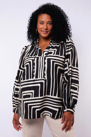 blousetop zwart