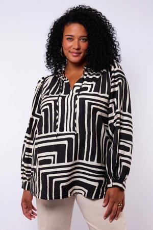 blousetop zwart