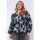 Exxcellent top met panterprint beige