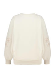 thumbnail: MS Mode gebloemde sweater ecru