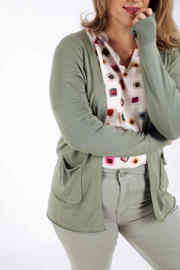 thumbnail: Paprika viscose vest Plus Size - kaki