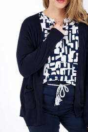 thumbnail: Paprika vest Plus Size - marineblauw
