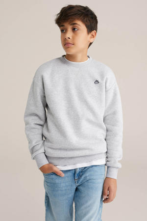 sweater grijs melange