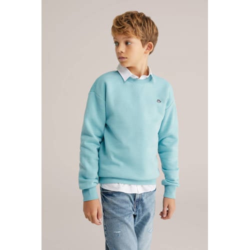 WE Fashion sweater lichtblauw afbeelding