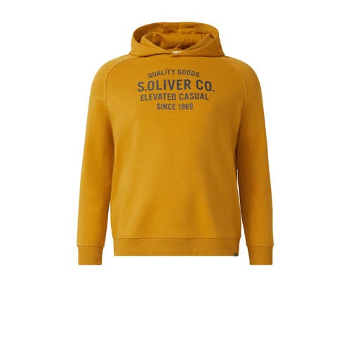 s.Oliver Big Size hoodie geel afbeelding