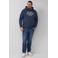 s.Oliver Big Size hoodie donkerblauw