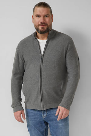 vest gebreid grijs