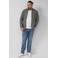 s.Oliver Big Size vest gebreid grijs