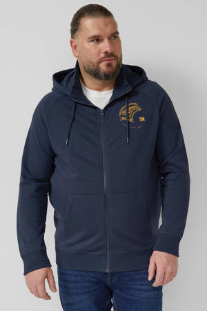 sweatvest donkerblauw