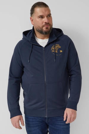 sweatvest donkerblauw