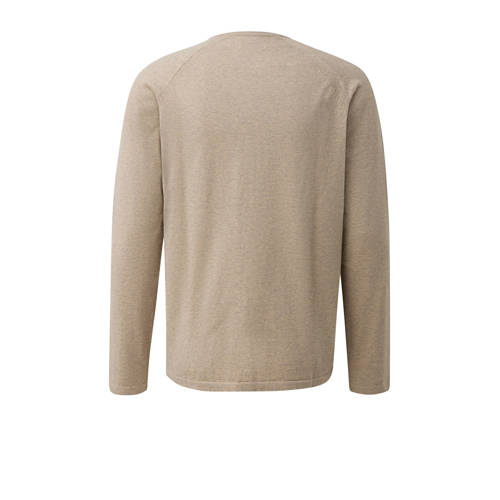 s.Oliver Big Size trui fijn gebreid beige afbeelding