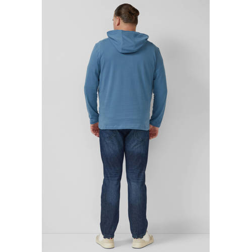 s.Oliver Big Size hoodie blauw afbeelding