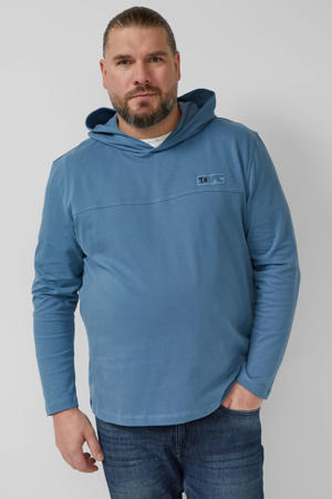 hoodie blauw