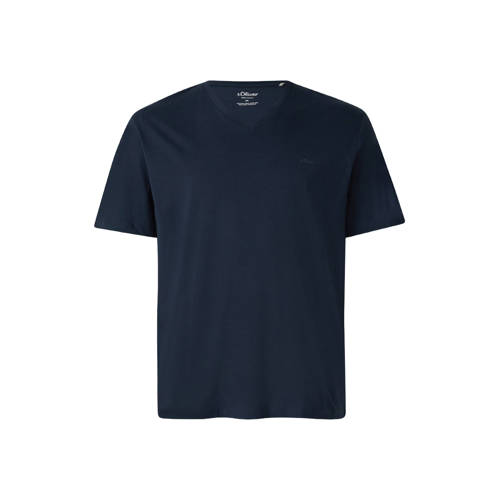 s.Oliver Big Size Rechtvallend T-shirt donkerblauw afbeelding
