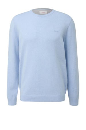 gebreide trui blauw