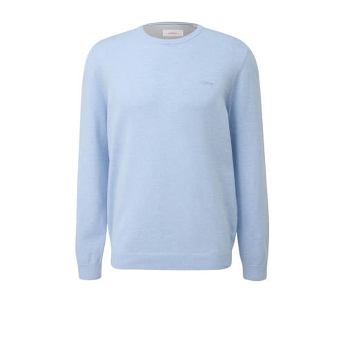 s.Oliver Big Size gebreide trui blauw afbeelding