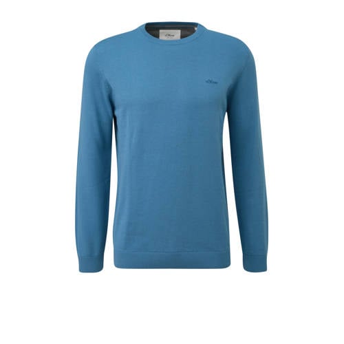 s.Oliver Big Size gebreide trui turquoise afbeelding