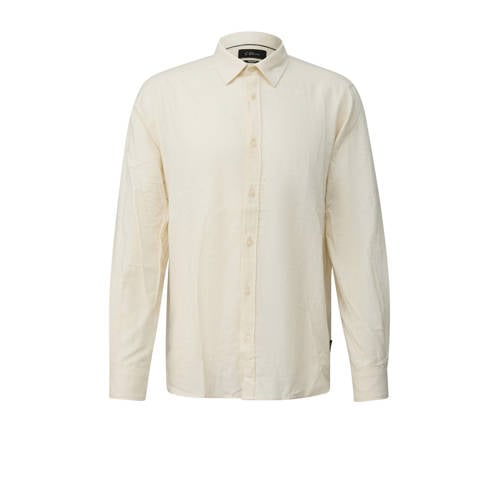 s.Oliver BLACK LABEL regular casual overhemd ecru afbeelding