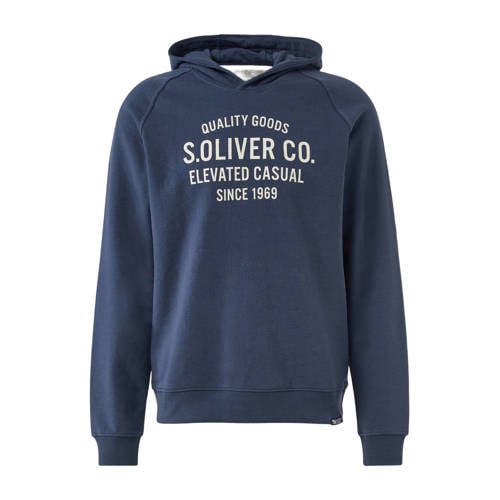s.Oliver hoodie donkerblauw afbeelding
