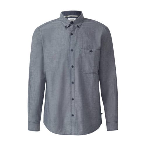 s.Oliver Regular casual overhemd blauw afbeelding