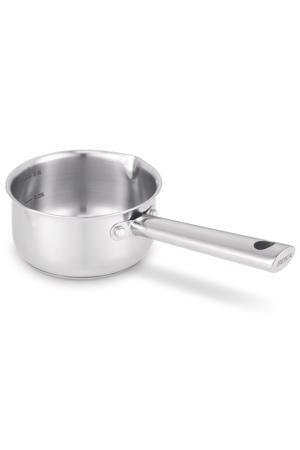 Steelpan met 2 giettuiten Cicla - RVS - ø 12 cm - geschikt voor alle warmtebronnen