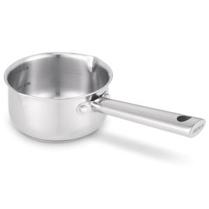 Steelpan met 2 giettuiten Cicla - RVS - ø 12 cm - geschikt voor alle warmtebronnen