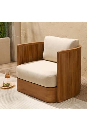 loungestoel Oriënt teak