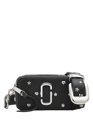 leren crossbody tas The Snapshot zwart