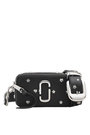 leren crossbody tas The Snapshot zwart