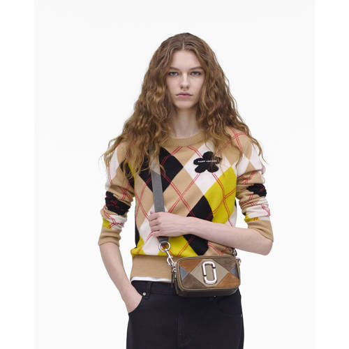 Marc Jacobs leren crossbody tas The Snapshot bruin afbeelding