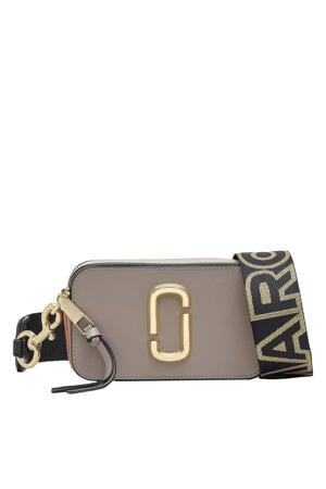 leren crossbody tas The Snapshot beige