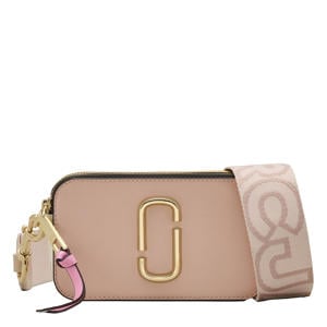 leren crossbody tas The Snapshot lichtroze