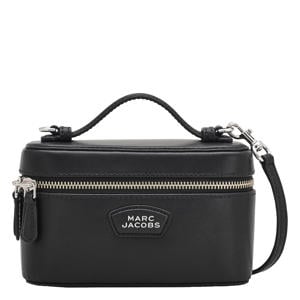leren crossbody tas The E/W Vanity Bag zwart