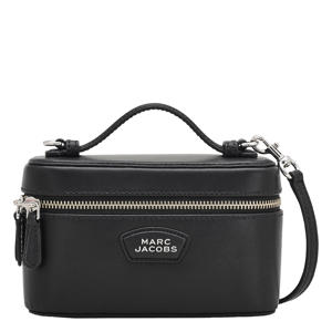 leren crossbody tas The E/W Vanity Bag zwart