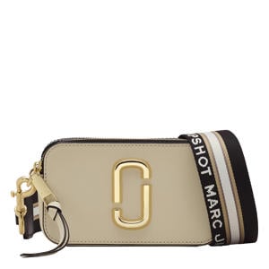 leren crossbody tas The Snapshot beige