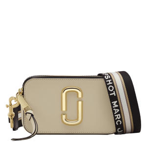 leren crossbody tas The Snapshot beige