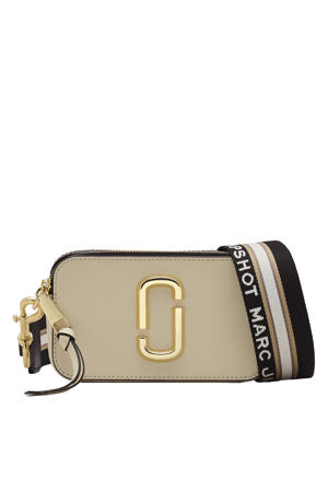 leren crossbody tas The Snapshot beige