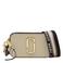 Marc Jacobs leren crossbody tas The Snapshot beige